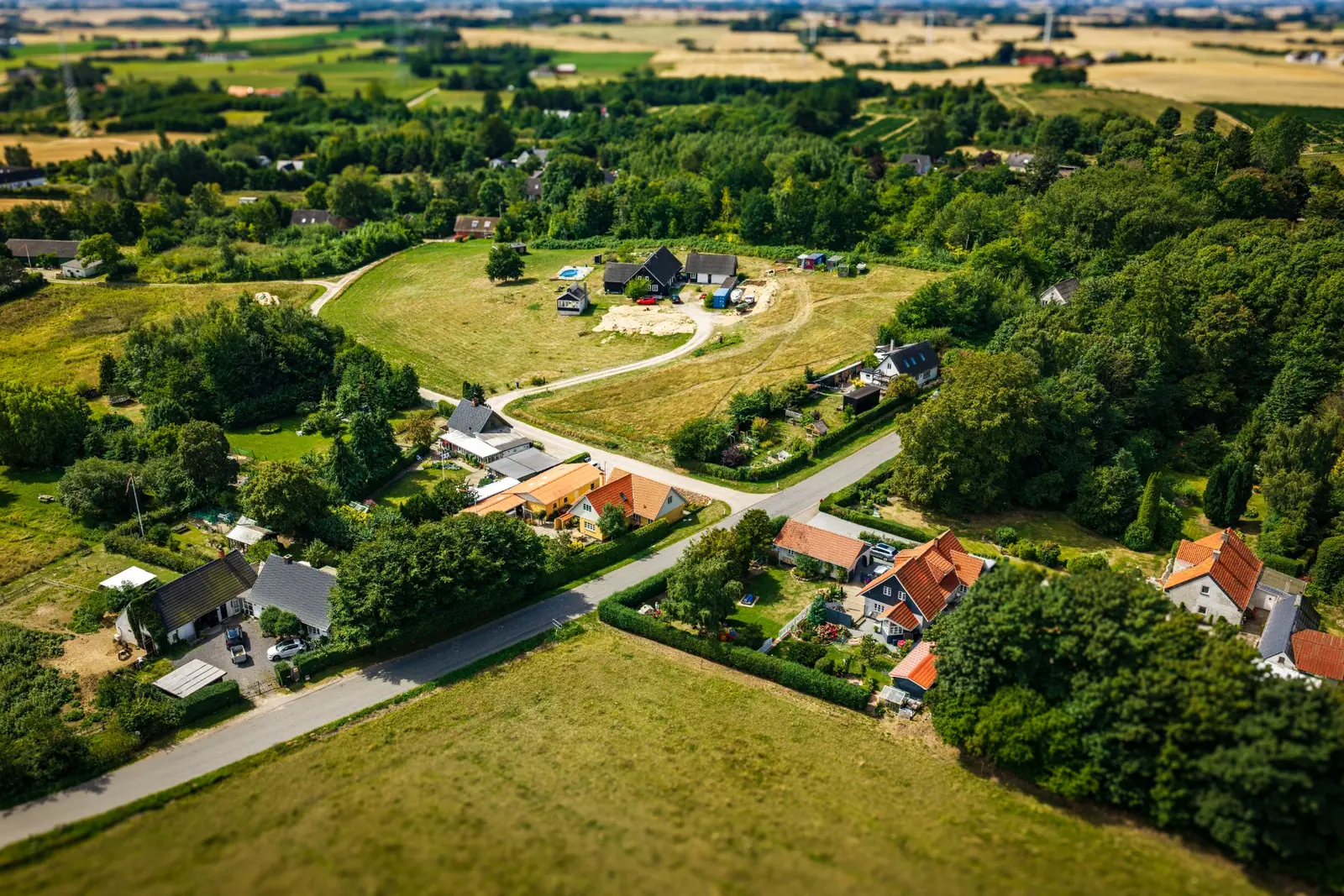 Vestsjælland fra luften